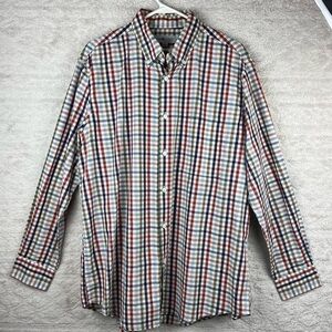 SUN RIVER Plaid Shirt Button Down Large Unisex